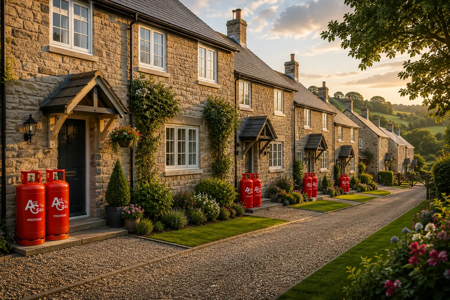 Residential gas service