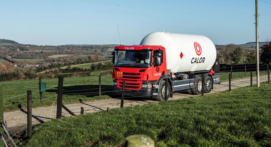 Calor Ireland website image
