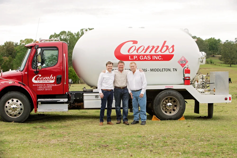 Coombs Gas, Inc. website image