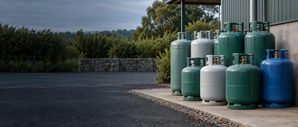 Residential propane cylinders
