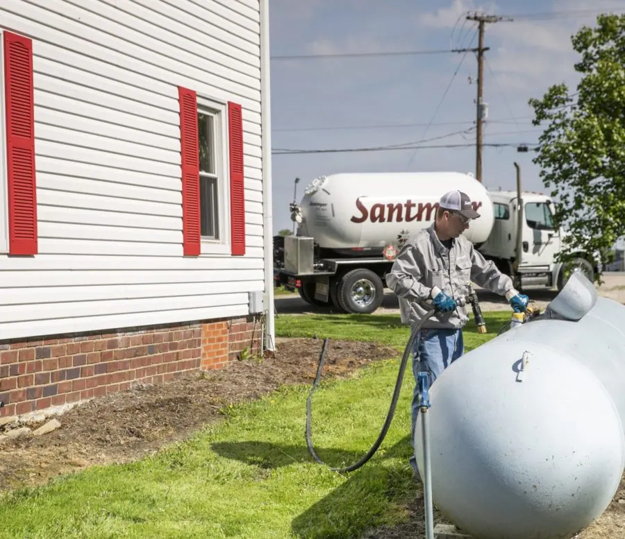 Residential gas service