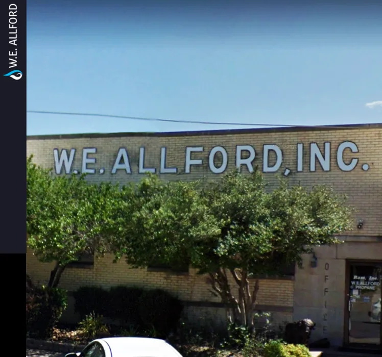 W.E. Allford Propane website image
